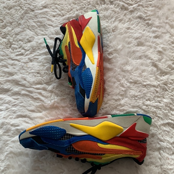 Puma x Rubik’s Cube RS-X3 374028-01 W Sz 7, Includes Rubik’s Cube! - Picture 6 of 13